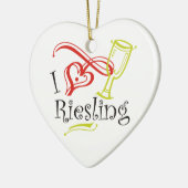 Iハートリースリング セラミックオーナメント (左)