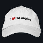 Iハートロサンゼルス刺繍ハット 刺繍入りキャップ<br><div class="desc">小さな赤い刺繍のハートデザイン。</div>