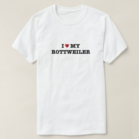 IハートロットワイラーTシャツ Tシャツ (デザイン正面)