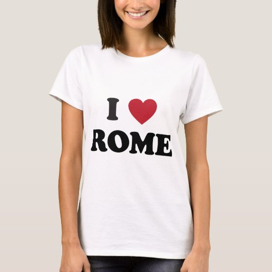 Iハートローマイタリア Tシャツ (正面)