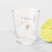 Iハートローマ、ローマ、イタリア ショットグラス (裏面)