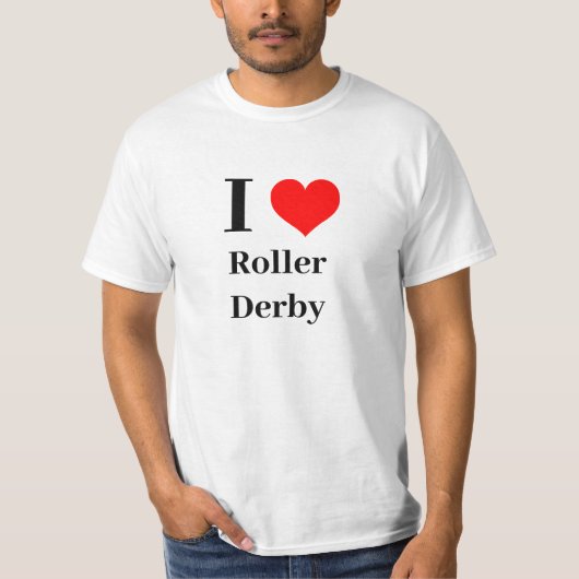 Iハートローラダービー Tシャツ (正面)
