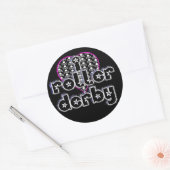 Iハートローラーダービー ラウンドシール (封筒)