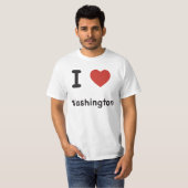 Iハートワシントン – ベビーTシャツ Tシャツ (正面フル)