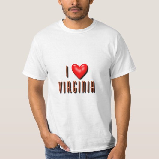 Iハートヴァージニア Tシャツ (正面)