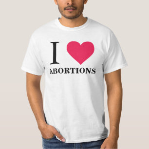 Iハート中絶 Tシャツ