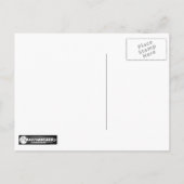 Iハート共有アイコンおもしろいグラフィック ポストカード (裏面)