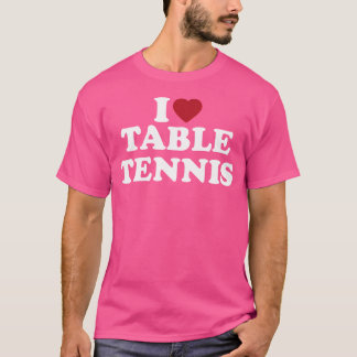 Iハート卓球 Tシャツ