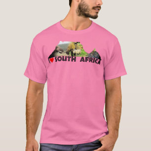 Iハート南アフリカテーブルマウンテンTシャツ Tシャツ