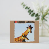 Iハート南アフリカブルースカイジラフェス ポストカード (スタンド正面)