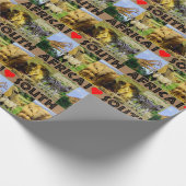 Iハート南アフリカ野生生物写真 ラッピングペーパー (角)