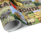 Iハート南アフリカ野生生物写真 ラッピングペーパー (ロールコーナー)