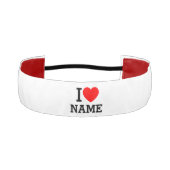 Iハート名 アスレチックヘッドバンド (正面)