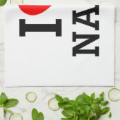 Iハート名 キッチンタオル (折り畳み)