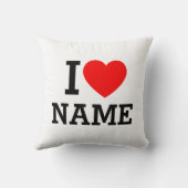 Iハート名 クッション (裏面)