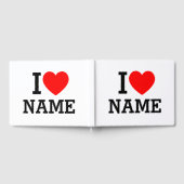 Iハート名 ゲストブック (全面)