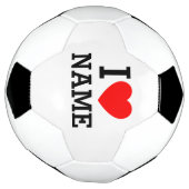 Iハート名 サッカーボール (回転)