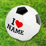 Iハート名 サッカーボール<br><div class="desc">名書前セクションの名前または文字</div>