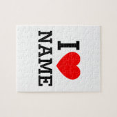 Iハート名 ジグソーパズル (横)