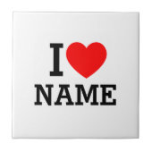 Iハート名 タイル (正面)