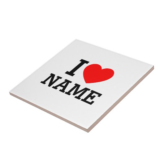 Iハート名 タイル (側面)