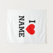 Iハート名 タペストリー (正面(横))