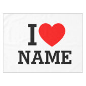 Iハート名 テーブルクロス (正面(横))
