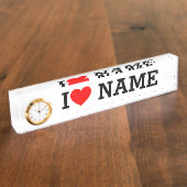 Iハート名 デスクネームプレート (側面)