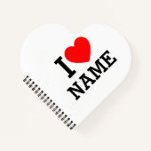 Iハート名 ノートブック (正面)