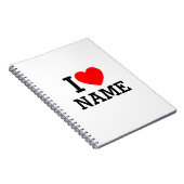 Iハート名 ノートブック (右側)