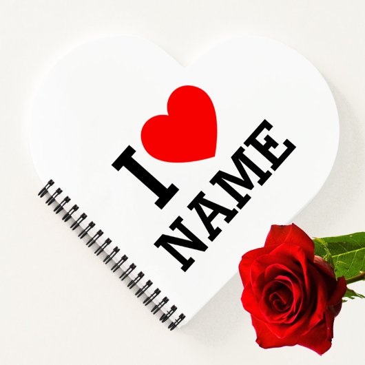 Iハート名 ノートブック