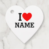 Iハート名 フェイバータグ (正面)