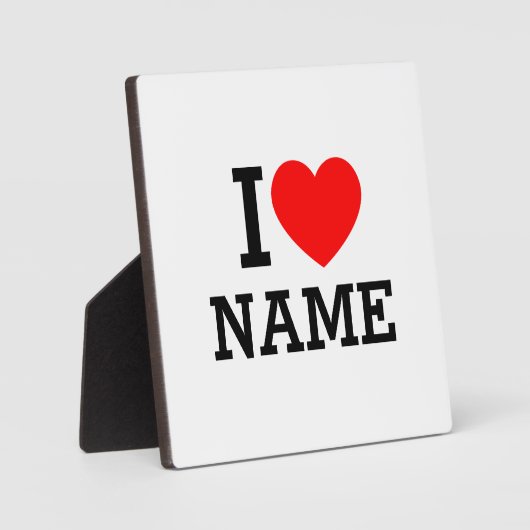 Iハート名 フォトプラーク (正面)