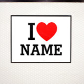 Iハート名 ポスター