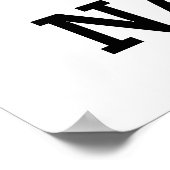 Iハート名 ポスター (角)