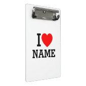 Iハート名 ミニクリップボード (アングル)