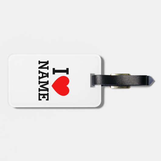 Iハート名 ラゲッジタグ (裏面横)