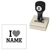 Iハート名 ラバースタンプ (押印)