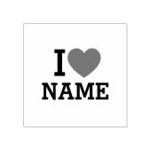 Iハート名 ラバースタンプ (インプリント)
