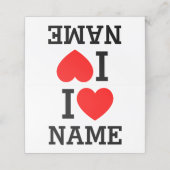 Iハート名 予約カード (外部開封)