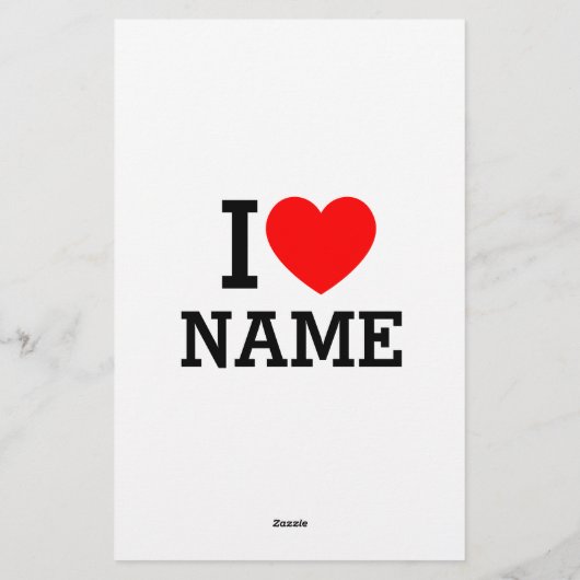 Iハート名 便箋 (裏面)