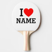 Iハート名 卓球ラケット (正面)