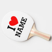 Iハート名 卓球ラケット (横)
