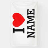 Iハート名 横断幕 (縦)