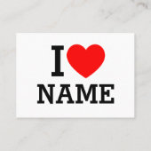 Iハート名 紹介カード (裏面)
