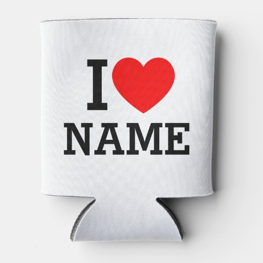 Iハート名 缶クーラー (正面)