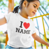 Iハート名 Tシャツ