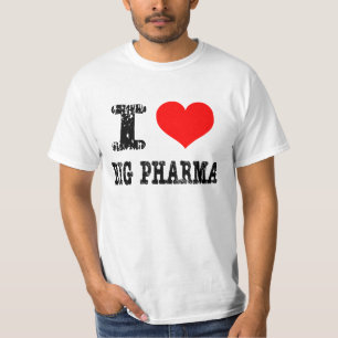 Iハート大きいPharma Tシャツ