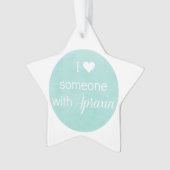 Iハート失行症の星のオーナメントとの誰か オーナメント (正面)