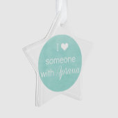 Iハート失行症の星のオーナメントとの誰か オーナメント (正面)